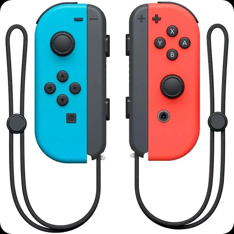 Comandos POWERGAMING J-C Set (Nintendo Switch - Azul Néon e Vermelho Néon)