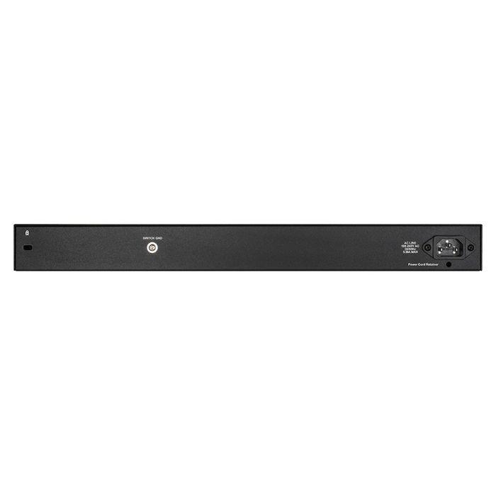Switch D-LINK DGS-1210-28MP/E (1,5 MB - 56 Gbit/s - L2 - Preto e Cinzento) — miniatura 4