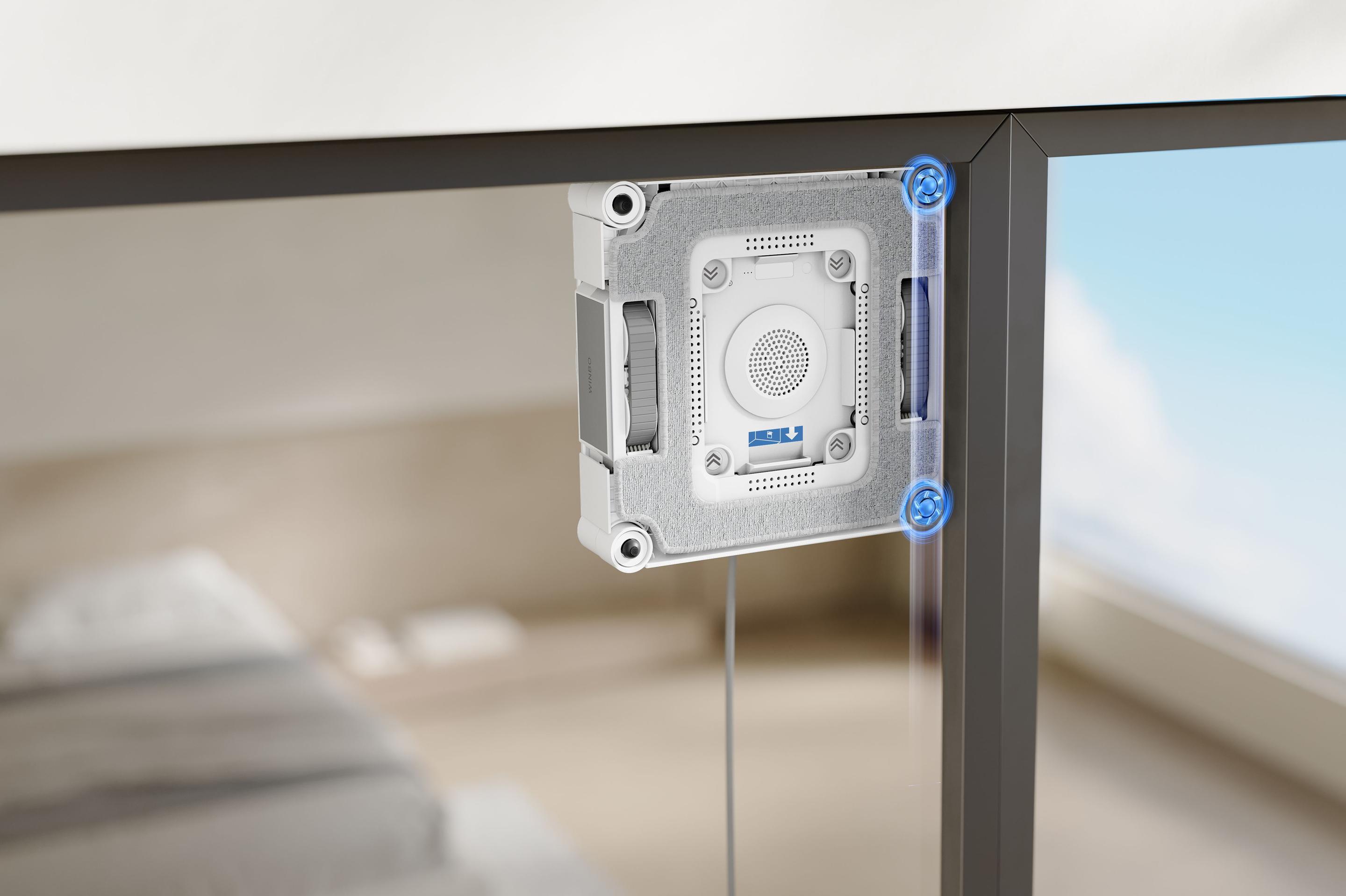 Robot de Limpeza de Vidros ECOVACS WINBOT W3 OMNI (Altura 7,6 cm - Prateado e Branco) — miniatura 28
