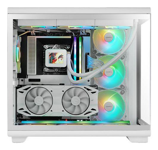 Caixa ATX MARS GAMING MC-REV ARGB (ATX, Micro ATX, Mini-ITX - Torre - Micro ATX, ATX, Mini-ITX - Branco) — miniatura 2