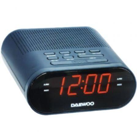 Rádio Despertador DAEWOO DW1218 (Preto)