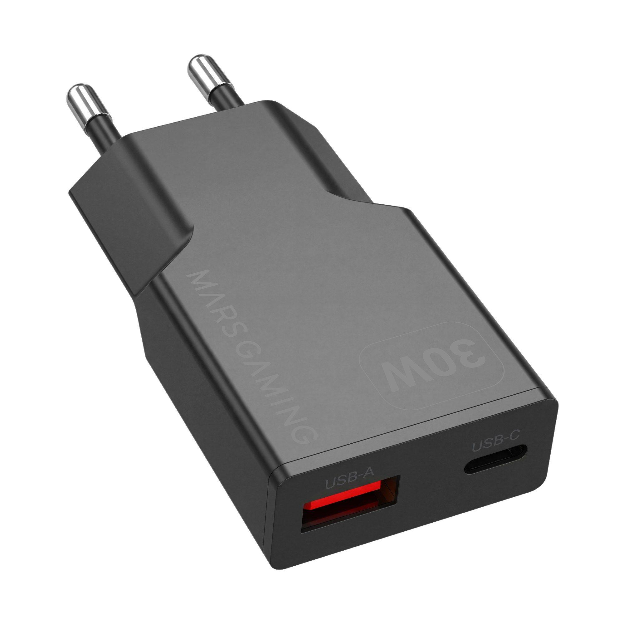 Carregador de Parede MARS GAMING MD-GAN30 (30 W - PD 3.0, QC 3.0 - GaN - Preto), miniatura 4