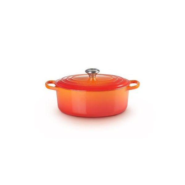 Caçarola Oval LE CREUSET Signature (Ferro fundido - Laranja)