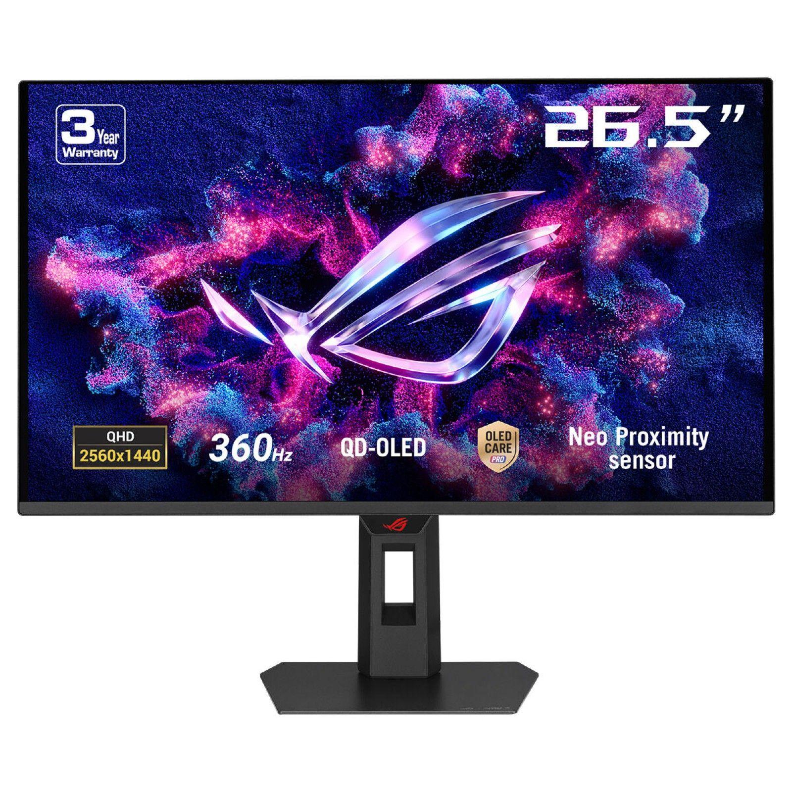 Monitor ASUS ROG Strix OLED XG27AQDNG (26,5" - 360 Hz - 2560 x 1440 pixels - Preto)