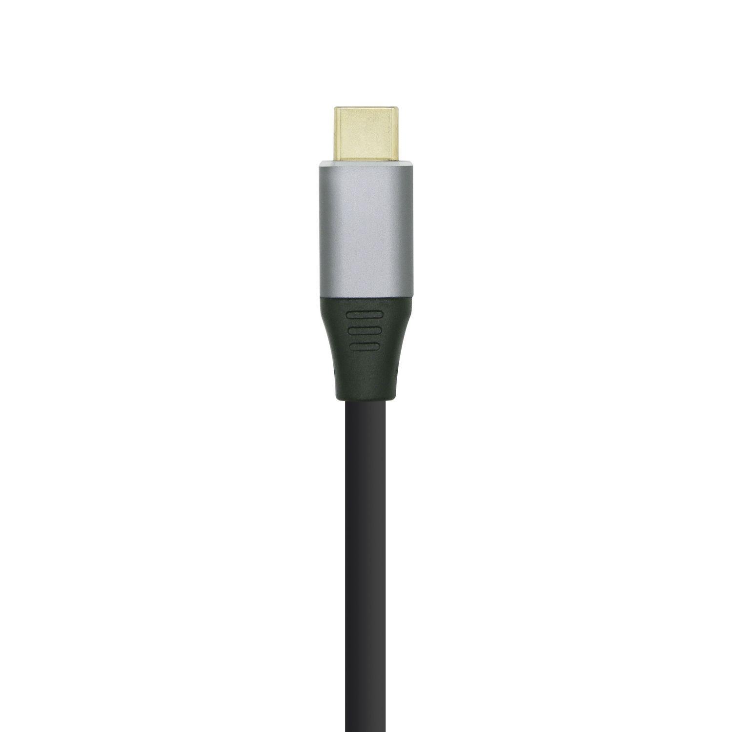 Cabo Conversor AISENS A109-0394 (0,8 m - USB Type-C macho - DisplayPort macho - Preto), miniatura 3