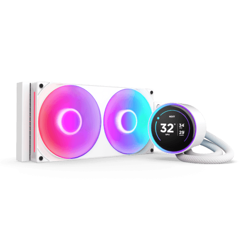 Sistema de Refrigeração Líquida NZXT Kraken Elite 280 RGB (140 mm - 2000 RPM - RGB multicolor - Branco)