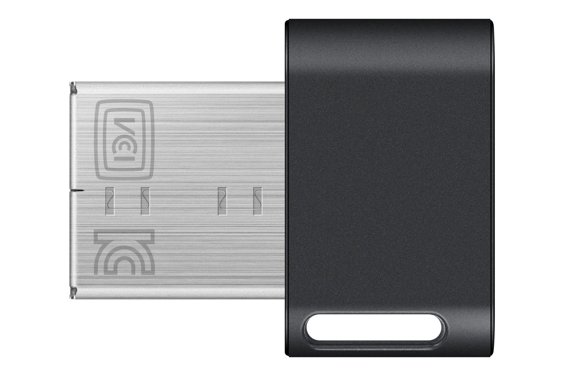Pen USB SAMSUNG Fit Plus MUF-512AB (512 GB - Sem tampa - USB Type-A - Preto e Aço Inoxidável)
