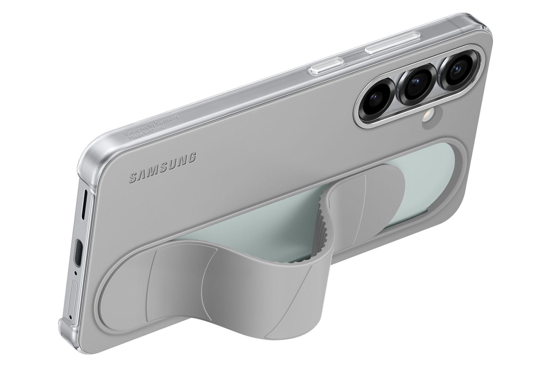 Capa de Proteção SAMSUNG Standing Grip Case para Galaxy S25 (Galaxy S25 - Cinzento), miniatura 4