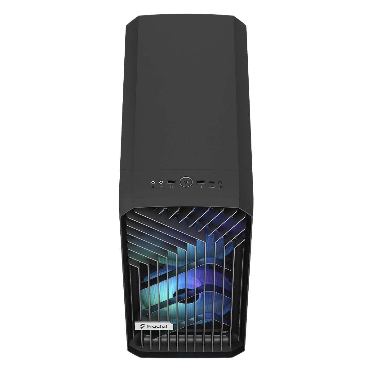 Caixa PC FRACTAL DESIGN Torrent Compact RGB TG Light Tint (Torre - Aço, vidro temperado - 17,4 cm - Preto) — miniatura 4