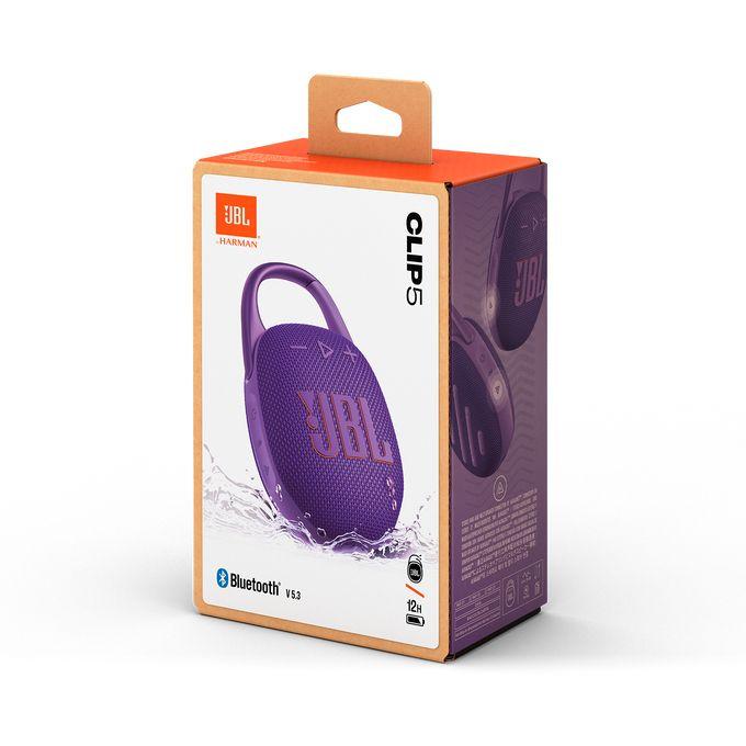 Coluna Portátil JBL Clip 5 (7 W - USB Type-C - Roxo), miniatura 4