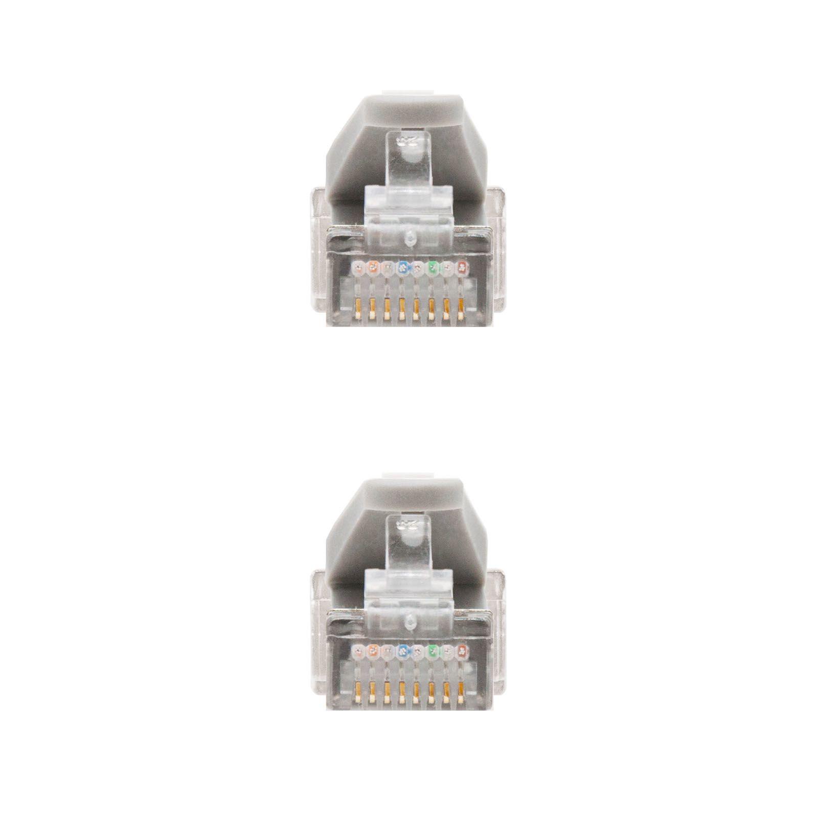 Cabo de Rede RJ-45 NANOCABLE 10.20.0602 (2 m - Cat5e - RJ-45 - Cinzento) — miniatura 3