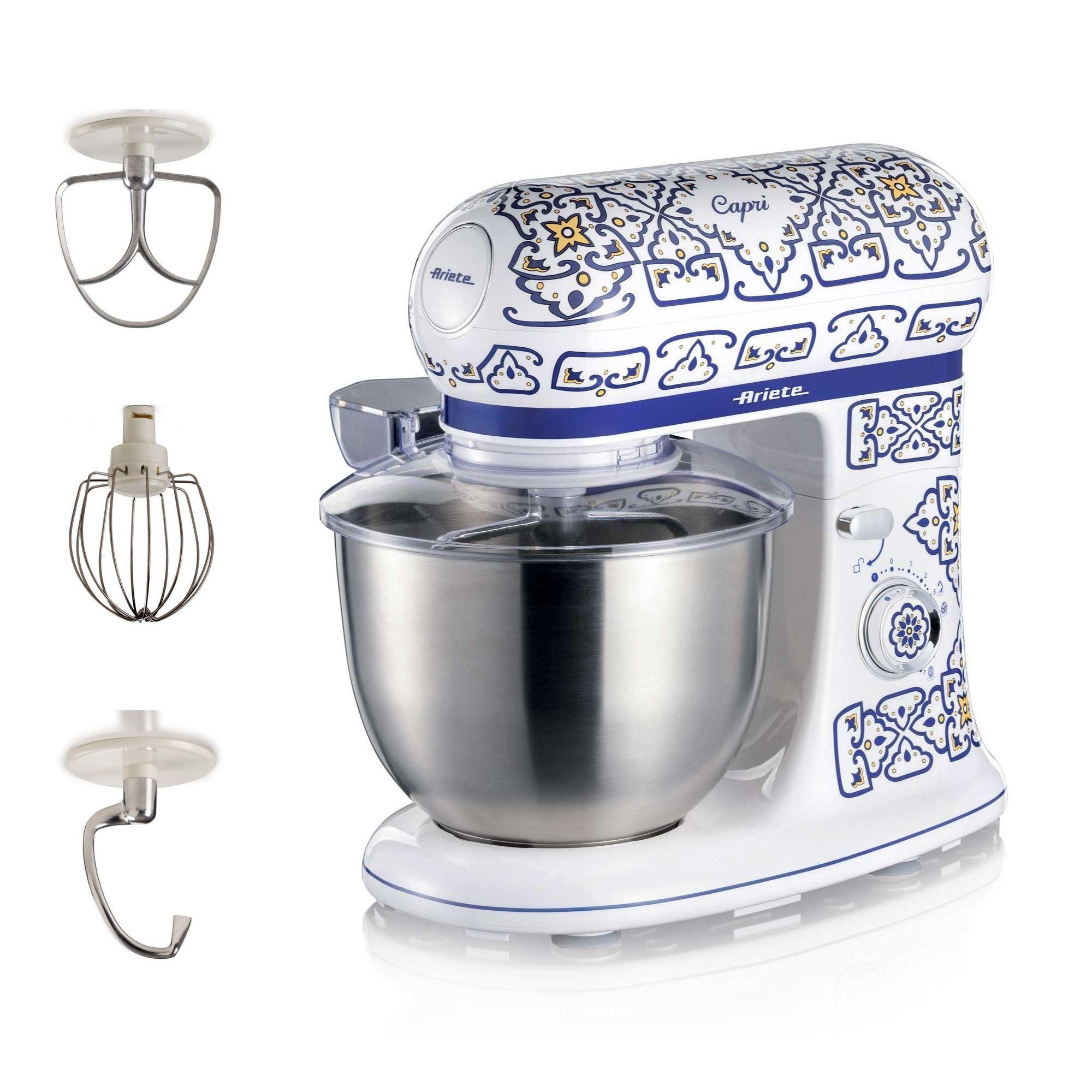 Batedeira Planetária ARIETE 1588/0C (1200 W - 5,5 l - Altura 38,5 cm - Branco/Azul Claro), miniatura 7