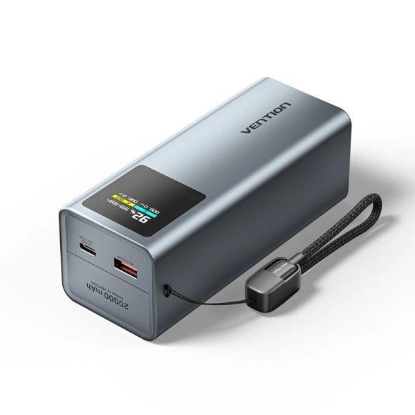 Powerbank VENTION FKCH0 (100 W - USB Type-C - Cinzento) — miniatura 2