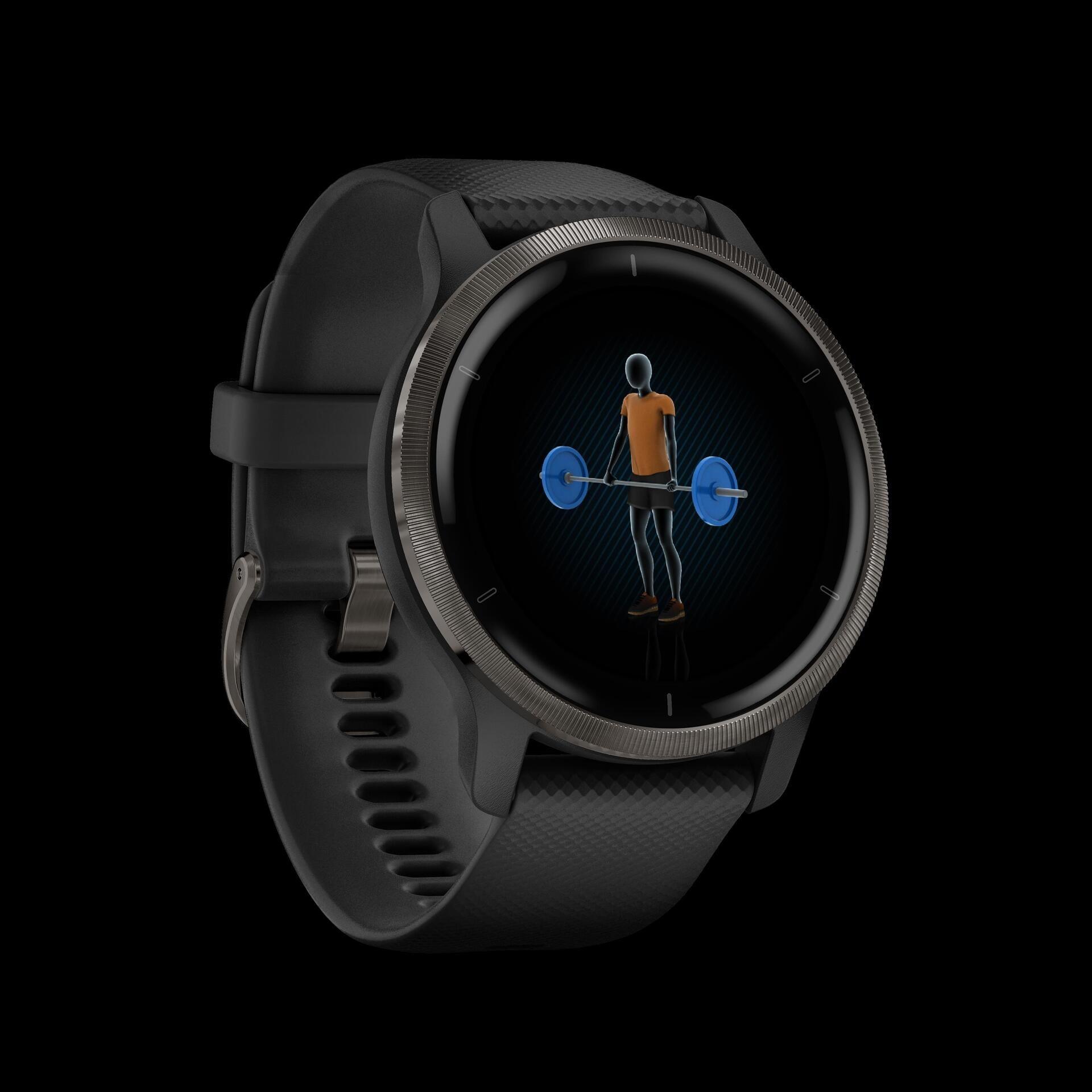 Smartwatch GARMIN Venu 2 45mm (AMOLED 1,3" - GPS - Preto)
