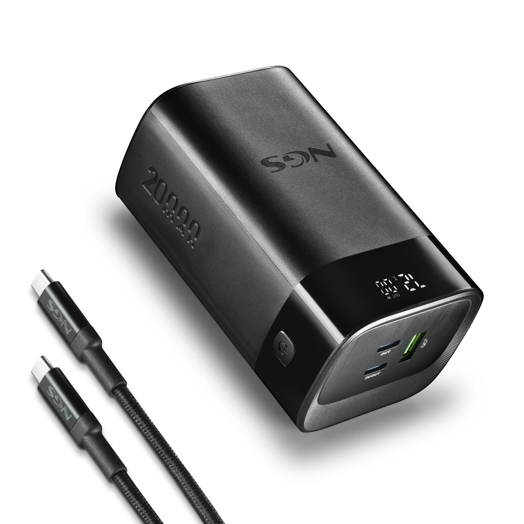 Powerbank NGS TWIX20 (20000 mAh - 74 Wh - USB Type-C - Preto), miniatura 3