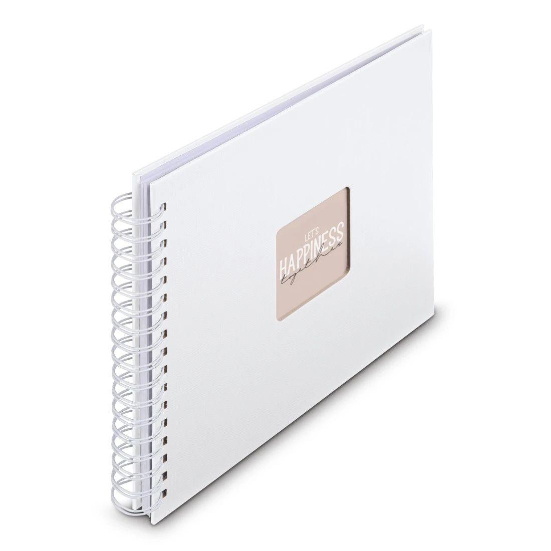 Álbum de Fotografias HAMA Fine Art Spiral 00009843 (Branco)