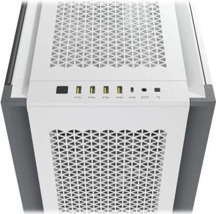 Caixa PC CORSAIR 7000D Airflow (ATX, micro ATX, Mini-ITX - Full Tower - Aço, vidro temperado, plástico - Branco)