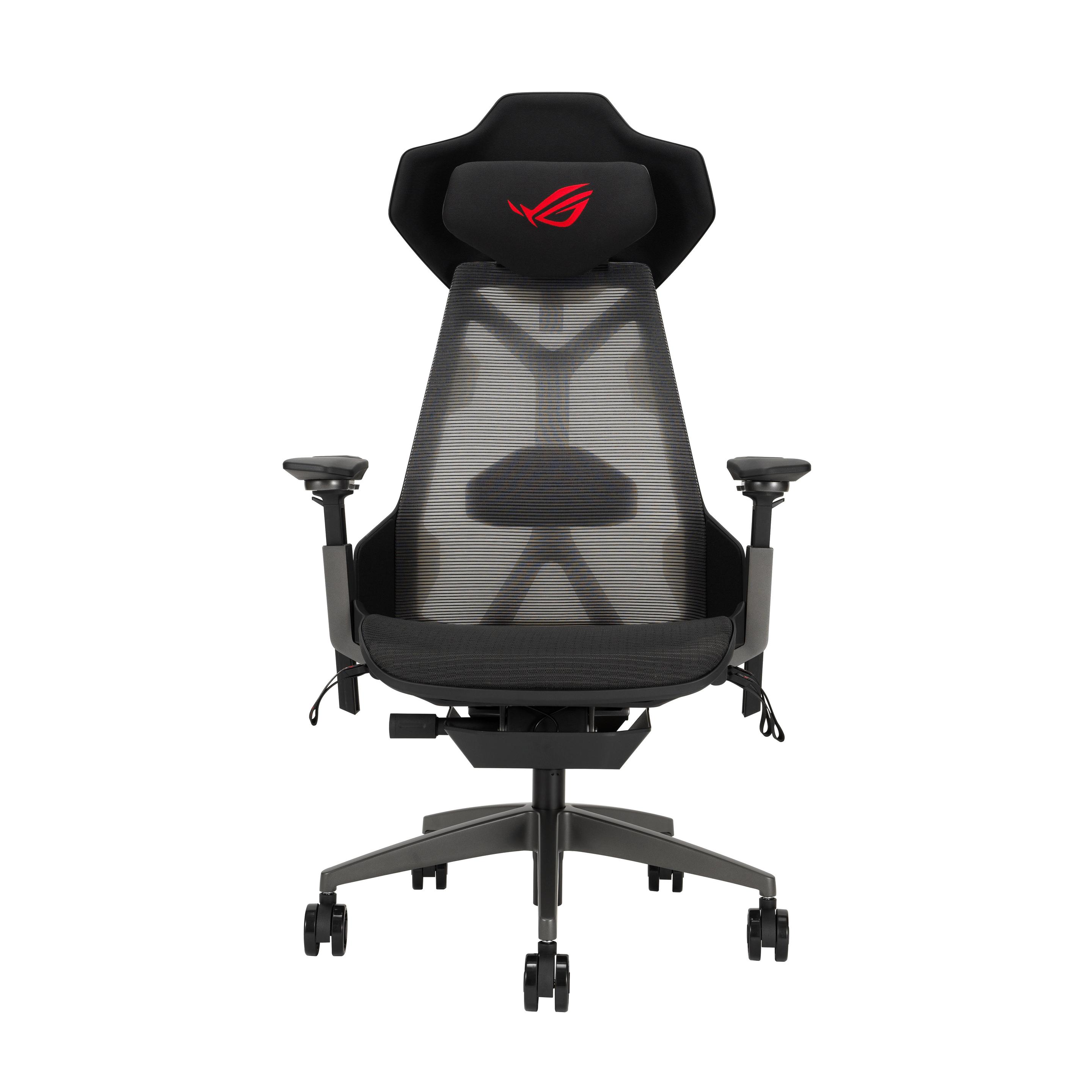 Cadeira Gaming ASUS ROG Destrier Ergo (150 kg - 10 cm - Assento em malha - Preto), miniatura 3
