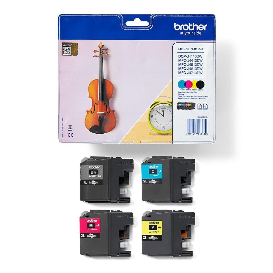 Tinteiro BROTHER LC127XLVALBP (1200 páginas - Preto, Ciano, Magenta e Amarelo), miniatura 5