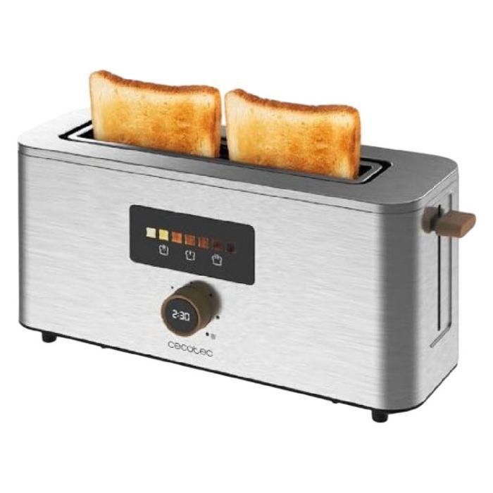 Torradeira CECOTEC Touch&Toast Extra (1000 W - 2 fatias - Inox) — miniatura 2