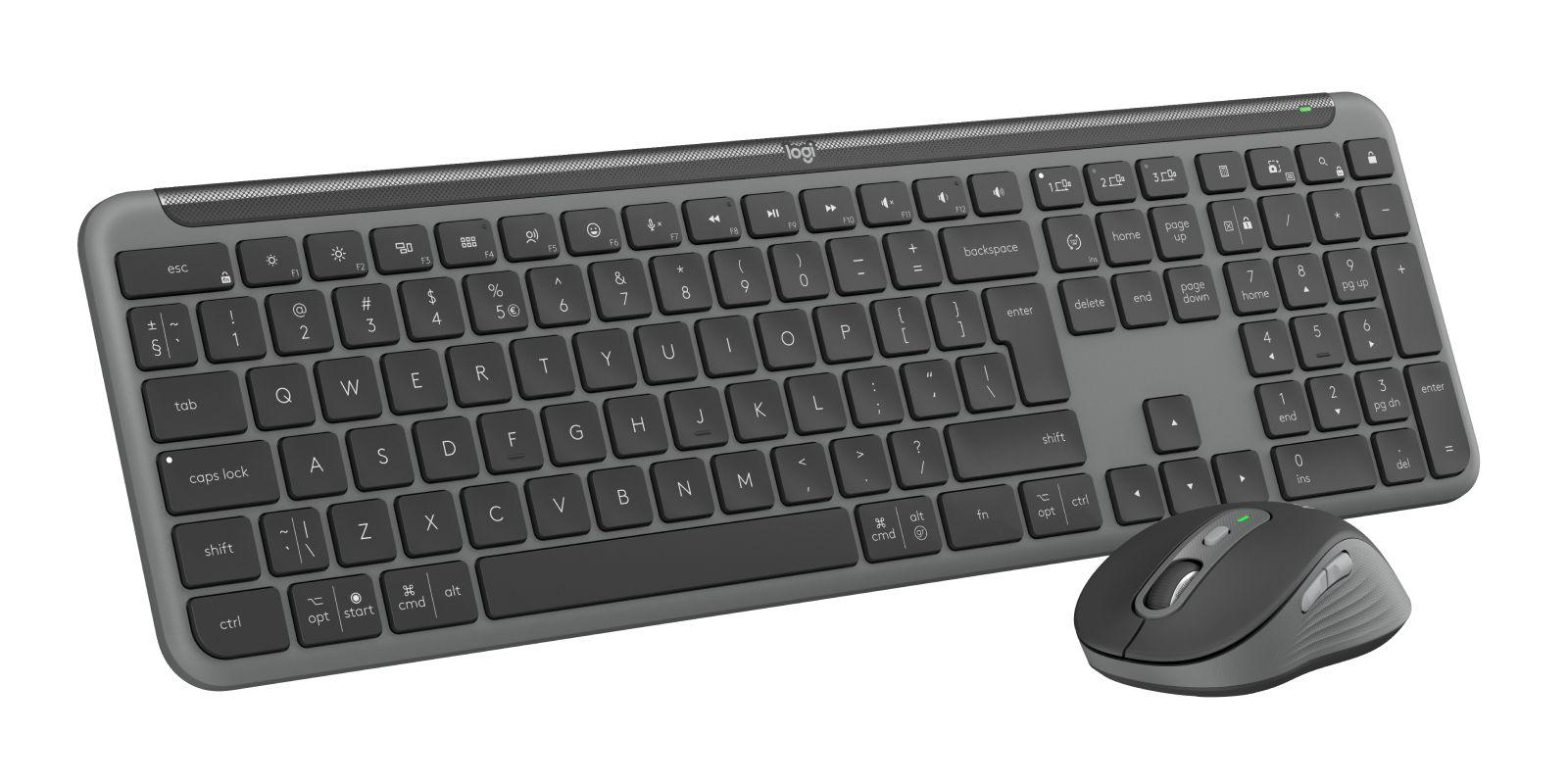 Conjunto de Teclado e Rato LOGITECH Signature Slim MK950 (Estados Unidos - Teclas tesoura - Tamanho completo - Grafite), miniatura 2