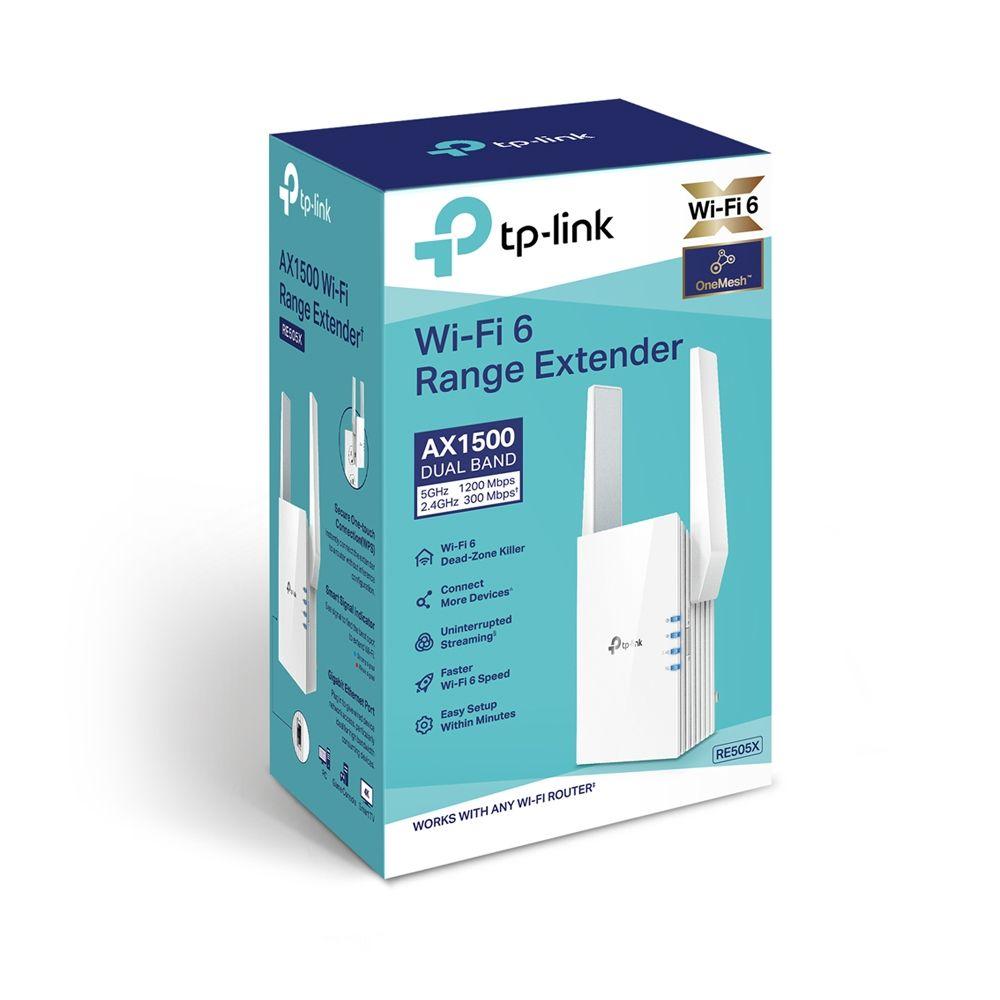 Repetidor Wi-Fi TP-LINK RE505X (Wi-Fi 6 - 300 Mbit/s - Banda dupla - Branco), miniatura 3