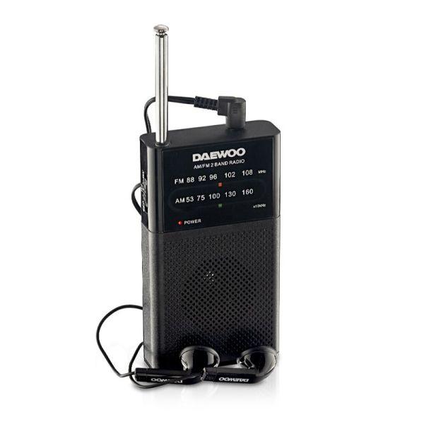 Rádio Portátil DAEWOO DW1027 (Jack de 3,5 mm - Preto), miniatura 2