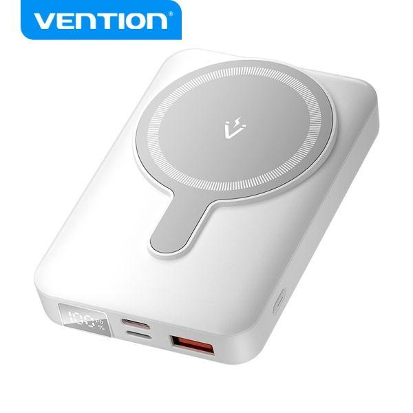 Powerbank VENTION FHTW0 (10000 mAh - 38,5 Wh - Até 20 W - Branco), miniatura 2