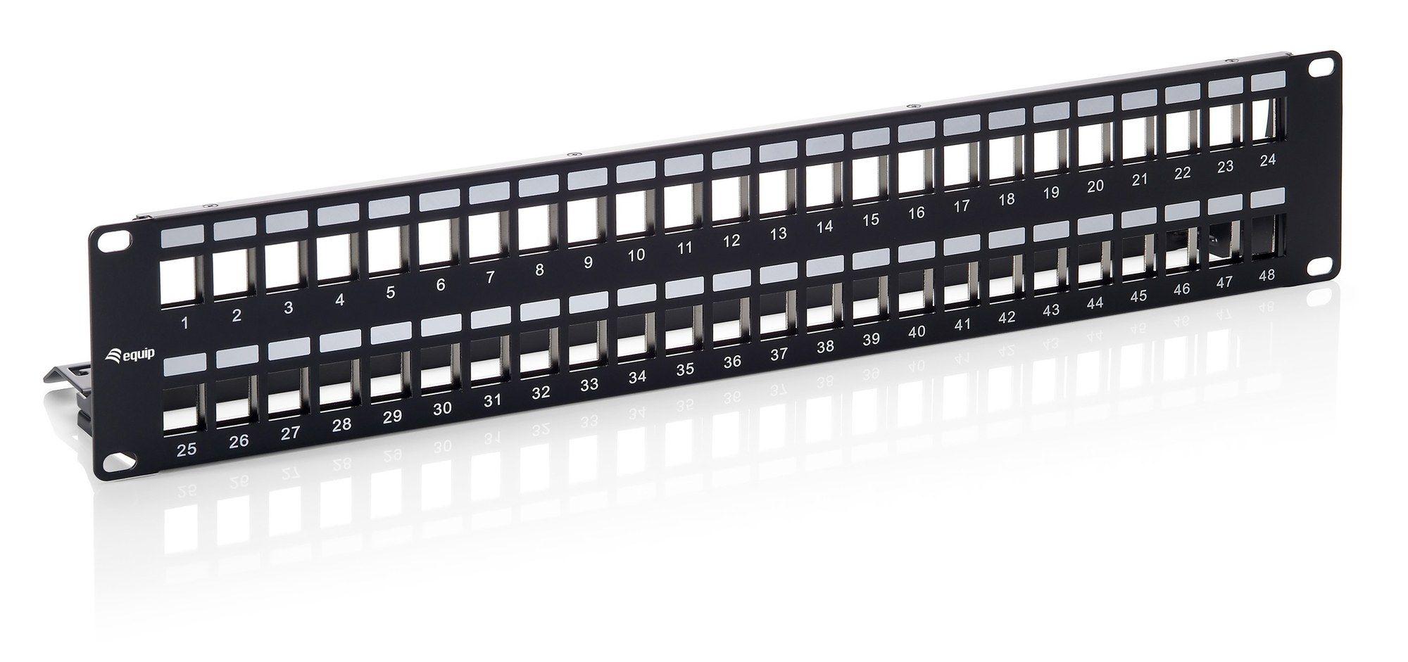 Painel de Patch EQUIP 769349 (Montagem em rack - Preto)
