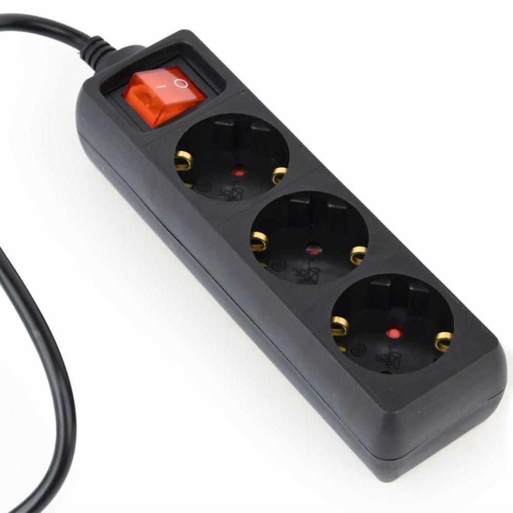 Bloco de Tomadas GEMBIRD EG-PSU3-01 (Tipo C - Preto)