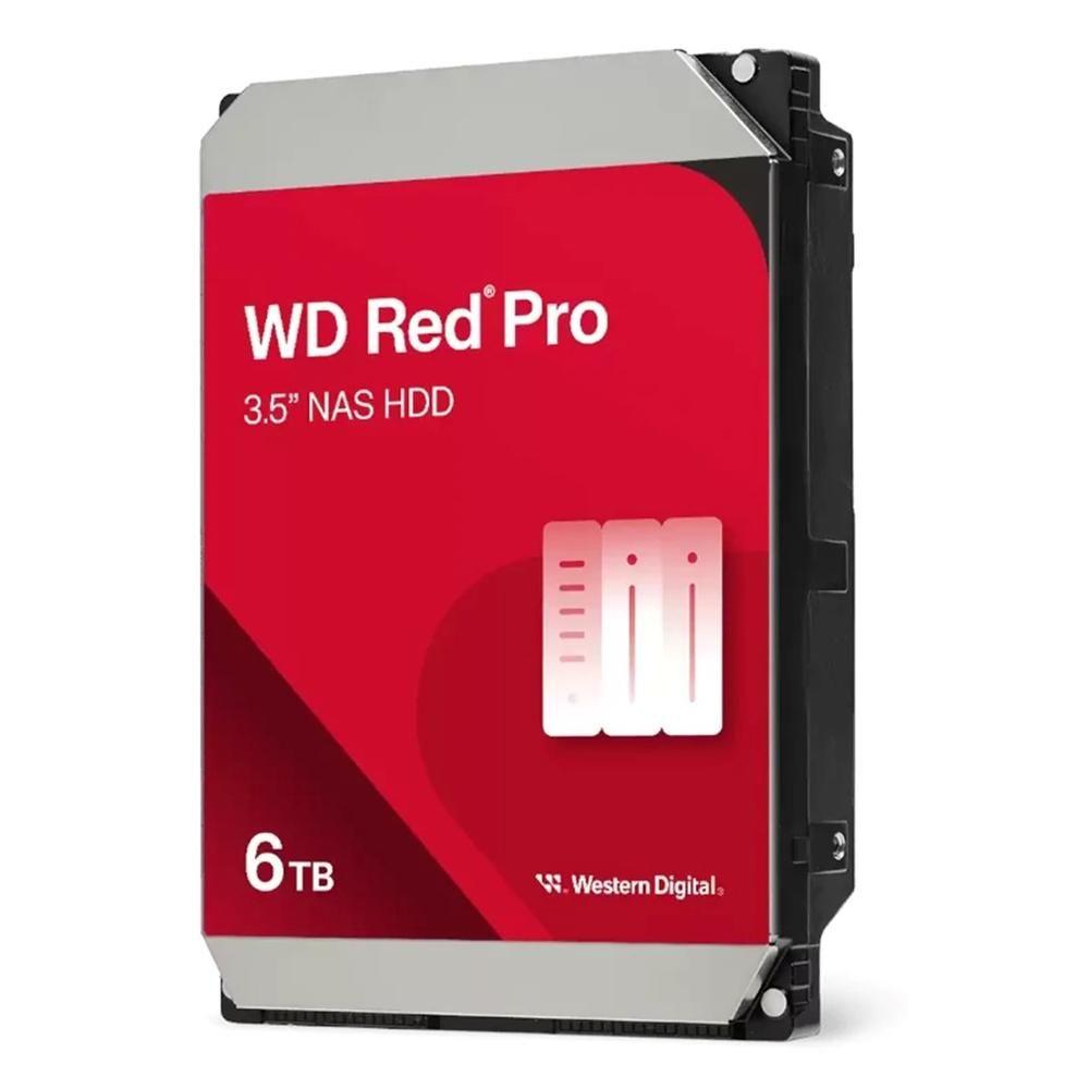 Disco Rígido WESTERN DIGITAL WD Red Pro WD6005FFBX (6 TB - 3.5" - SATA 6 Gb/s)