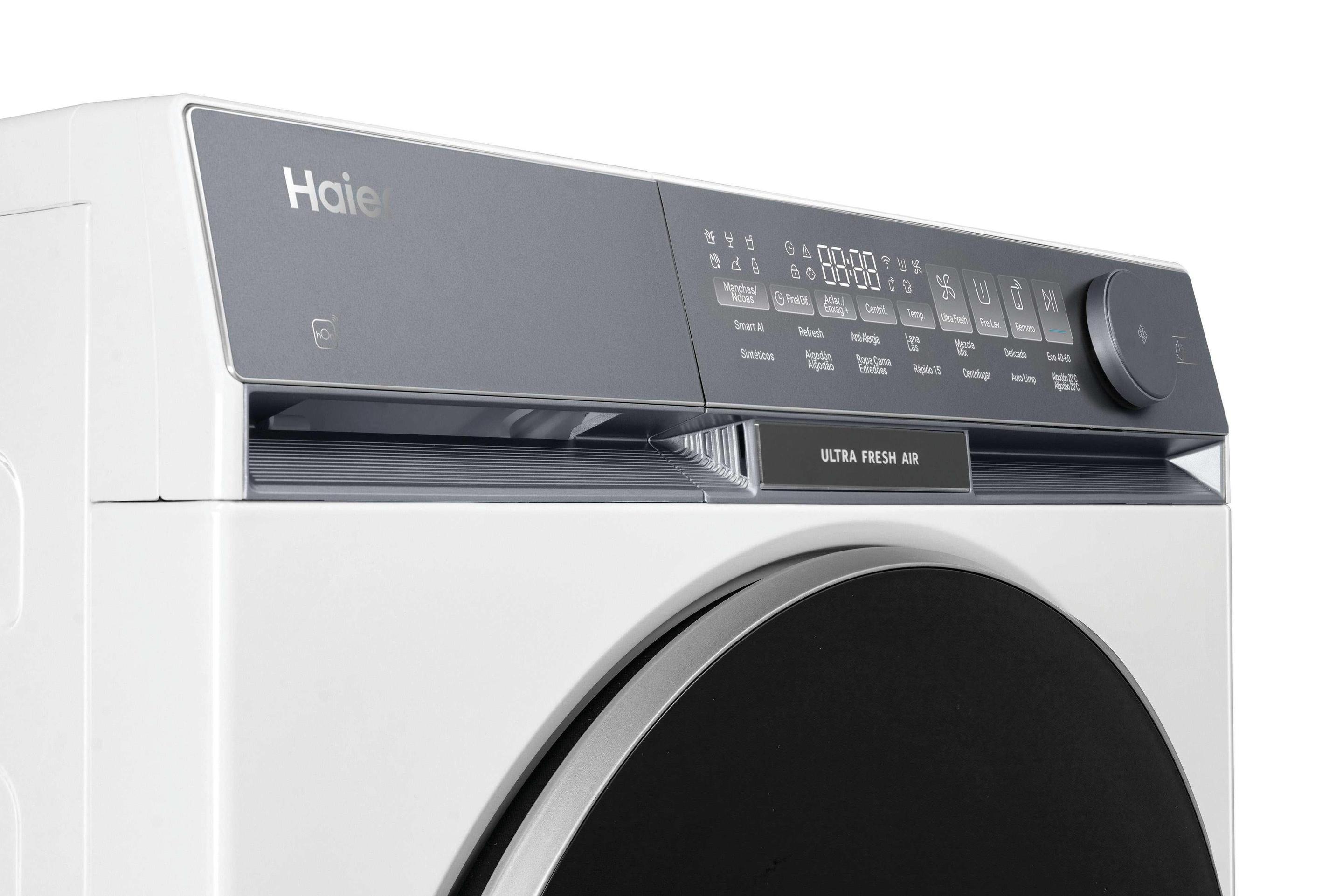Máquina de Lavar Roupa Independente HAIER HW110B14387UIB (1400 RPM - B - A - Cinzento e Branco) — miniatura 4