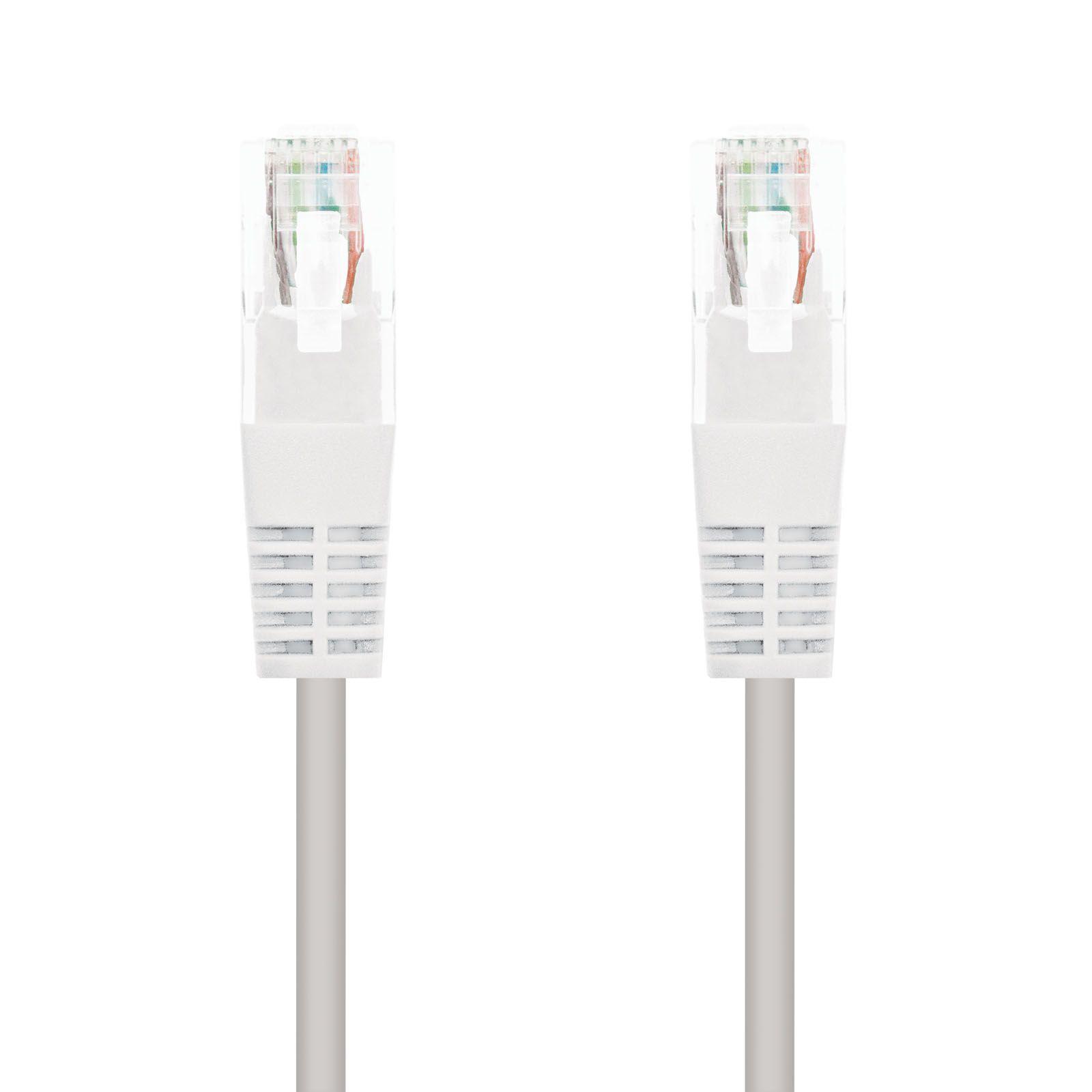 Cabo de Rede NANOCABLE 10.20.0400-L25-W (0,25 m - Cat6 - RJ-45 - Branco) — miniatura 2