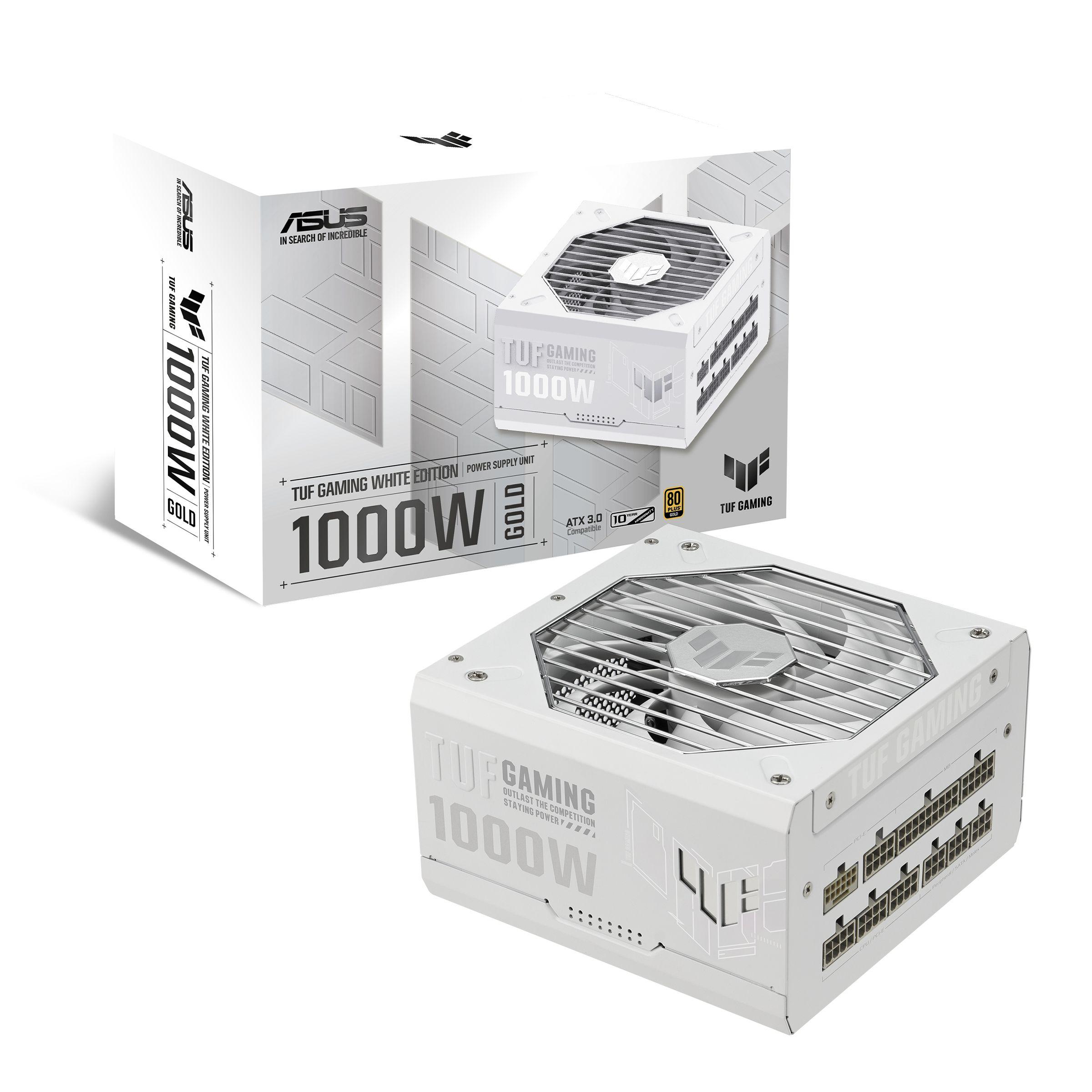 Fonte de Alimentação ASUS TUF Gaming 1000W Gold White Edition (ATX - 1000 W - 80 PLUS Gold - Branco), miniatura 13