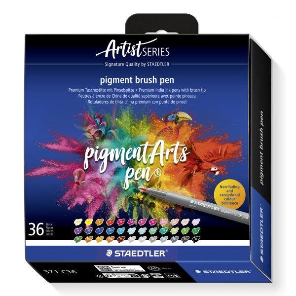 Conjunto de Canetas de Ponta Pincel STAEDTLER 371 C36 (Multicor), miniatura 2