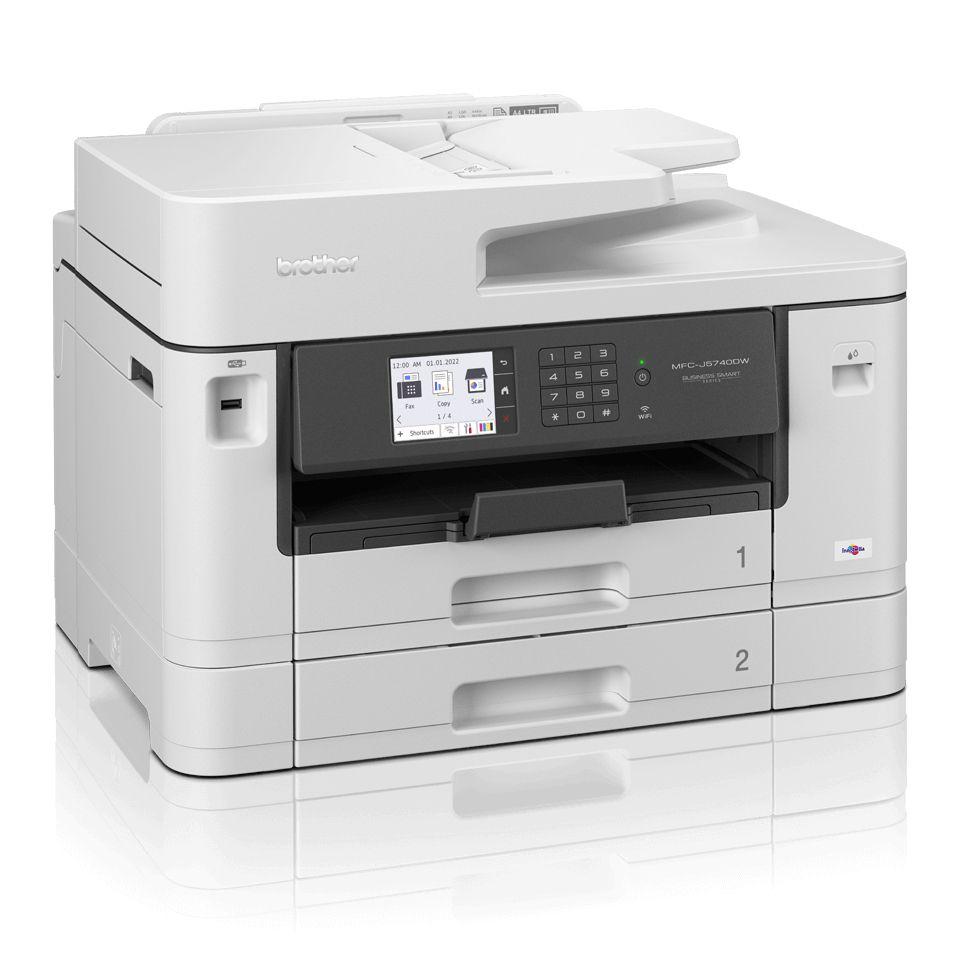Impressora Multifunções Jato de Tinta BROTHER MFC-J5740DW (A3 - Impressão a cores - 250 folhas - Branco) — miniatura 4