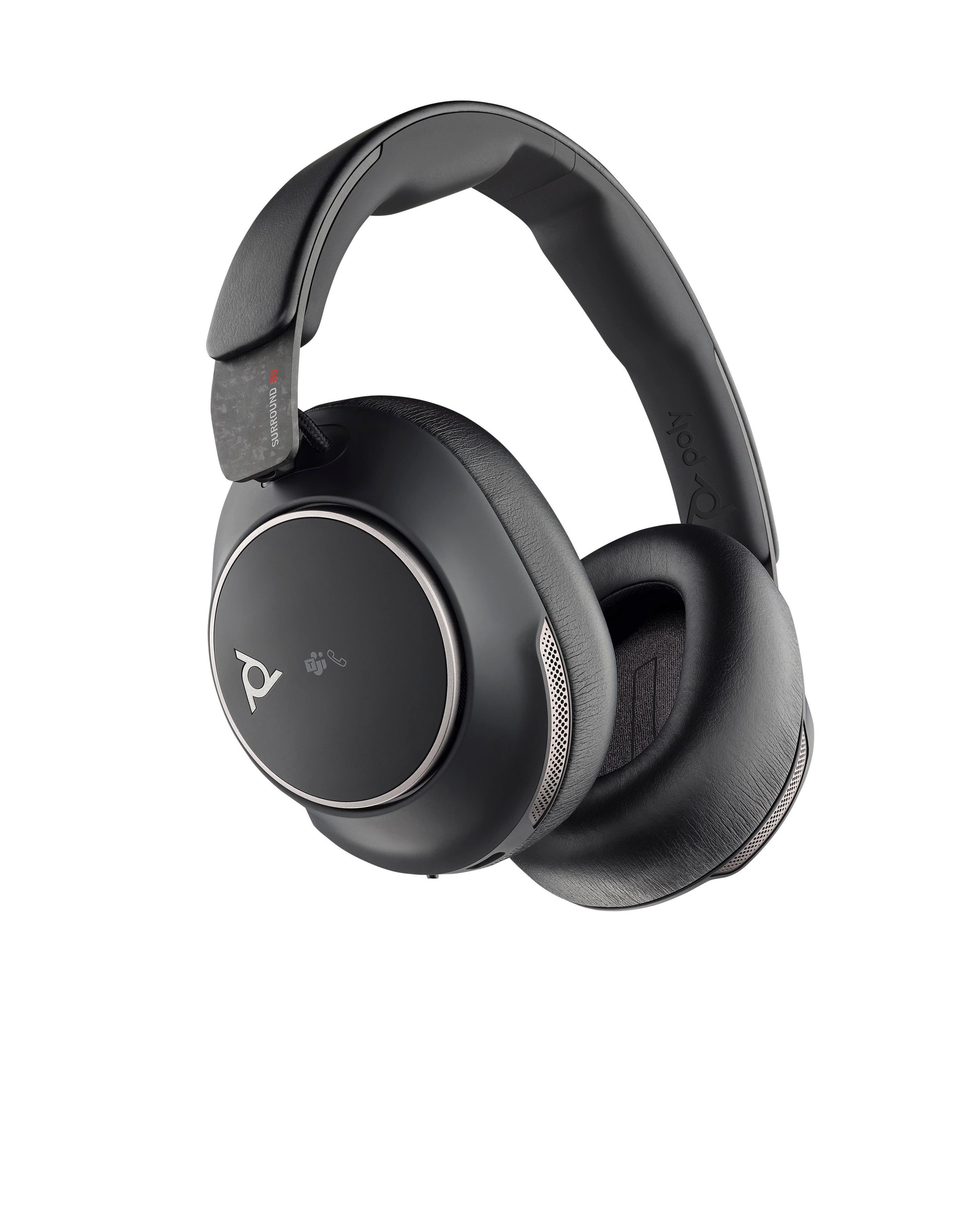 Headset POLY Voyager Surround 80 UC (Binaural - Sem fios - Supra-aural - Preto) — miniatura 2