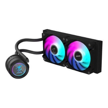 Sistema de Arrefecimento Líquido para CPU COOLER MASTER MasterLiquid Core Nex Digital 240 ARGB (Ecrã LED 2,1" - 240 mm - Preto) — miniatura 3
