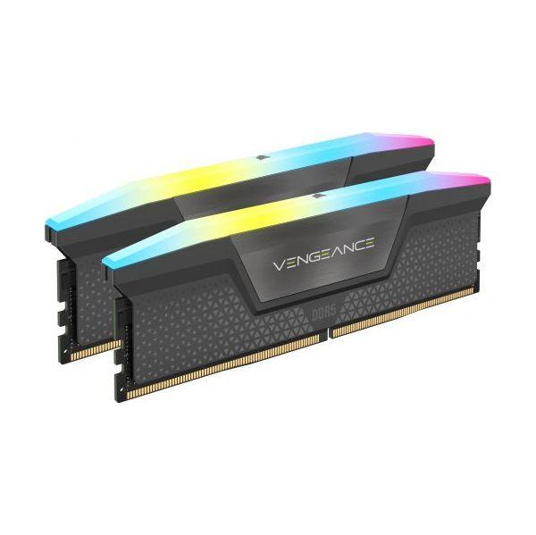 Memória RAM CORSAIR Vengeance RGB CMH32GX5M2B6400Z32 (1600 MHz - 32 GB - DIMM), miniatura 2