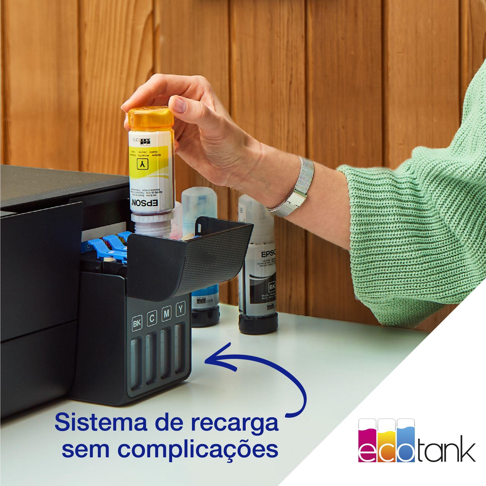 Impressora Jato de Tinta EPSON EcoTank ET-1810 (A4 - 100 folhas - USB, Wi-Fi, Wi-Fi Direct - Preto), miniatura 12