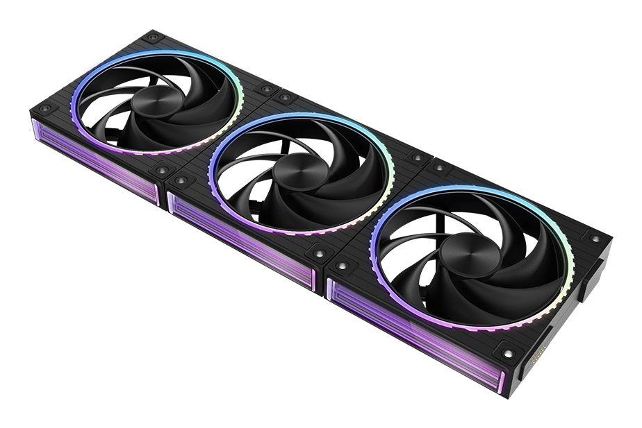 Ventoinha de Caixa ZALMAN ZM-DF120 A3 BLACK (PBT e PC - ARGB - 3,36 W - Preto)