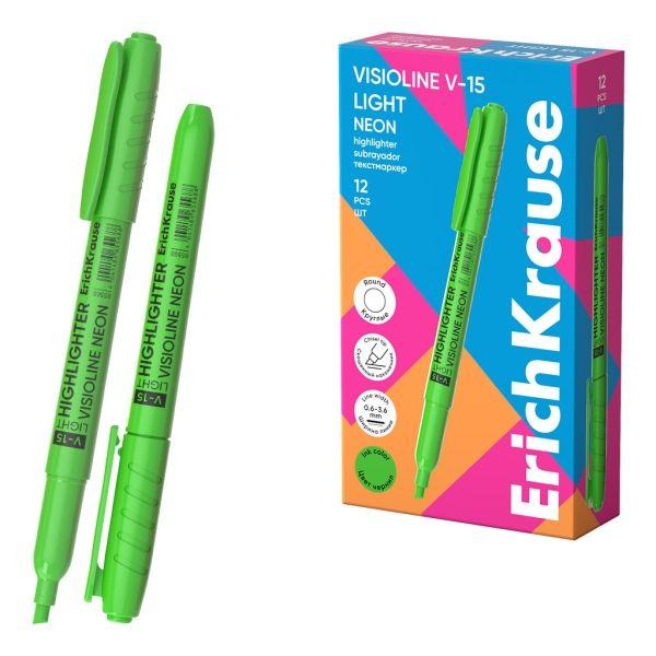 Marcador Fluorescente ERICHKRAUSE Visioline V-15 Light Neon (Verde)