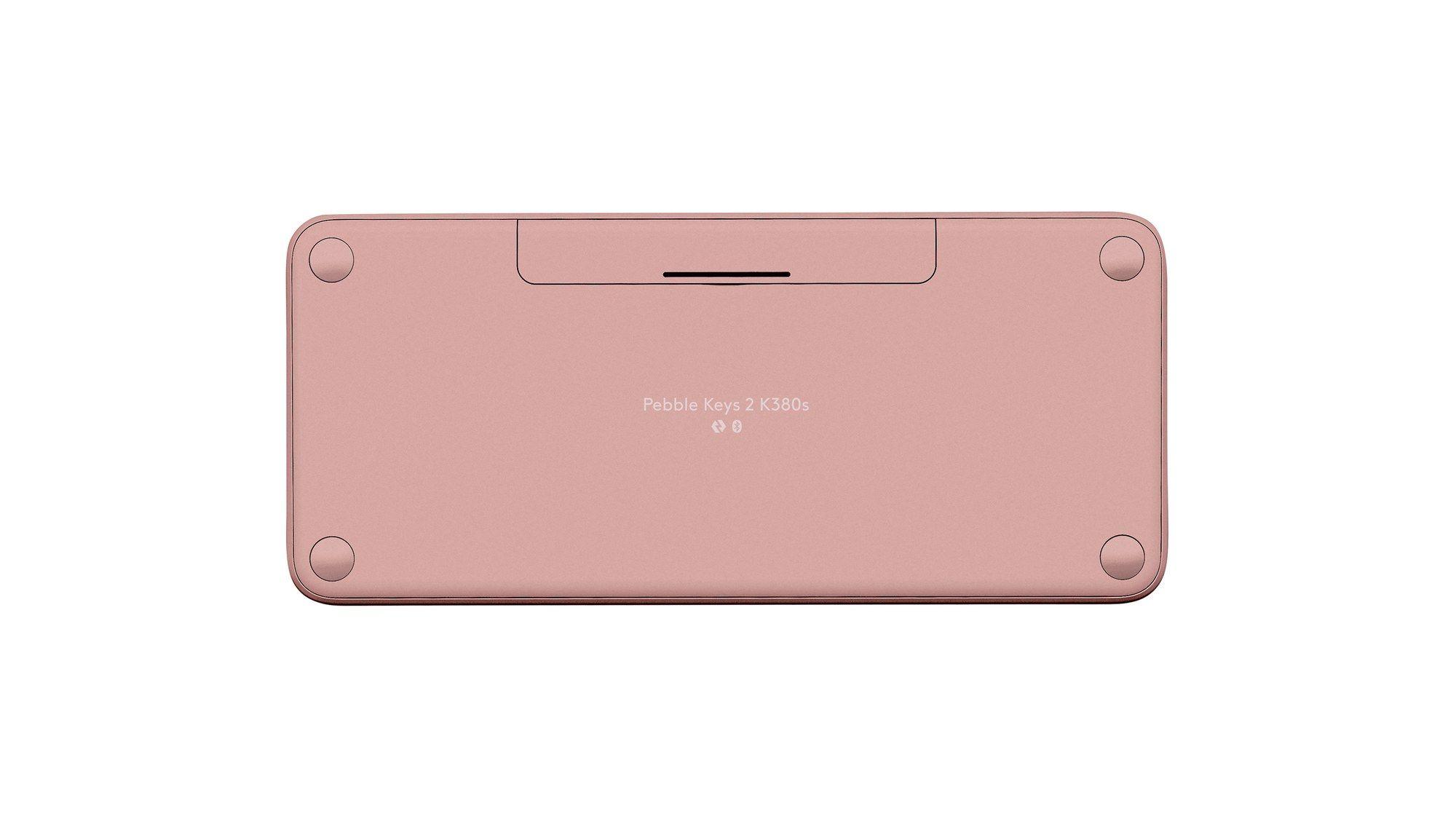 Teclado LOGITECH Pebble Keys 2 K380s (Francês - Teclas tesoura - Mini - Rosa) — miniatura 2