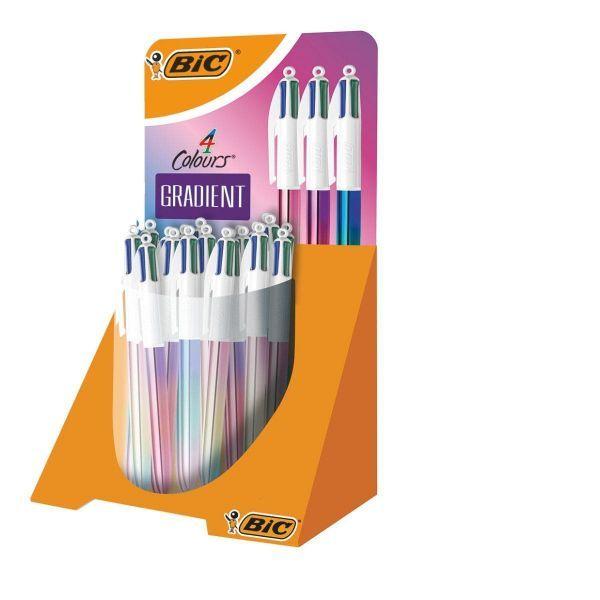 Esferográficas BIC 4 Colours Gradient (Plástico - Multicor), miniatura 2