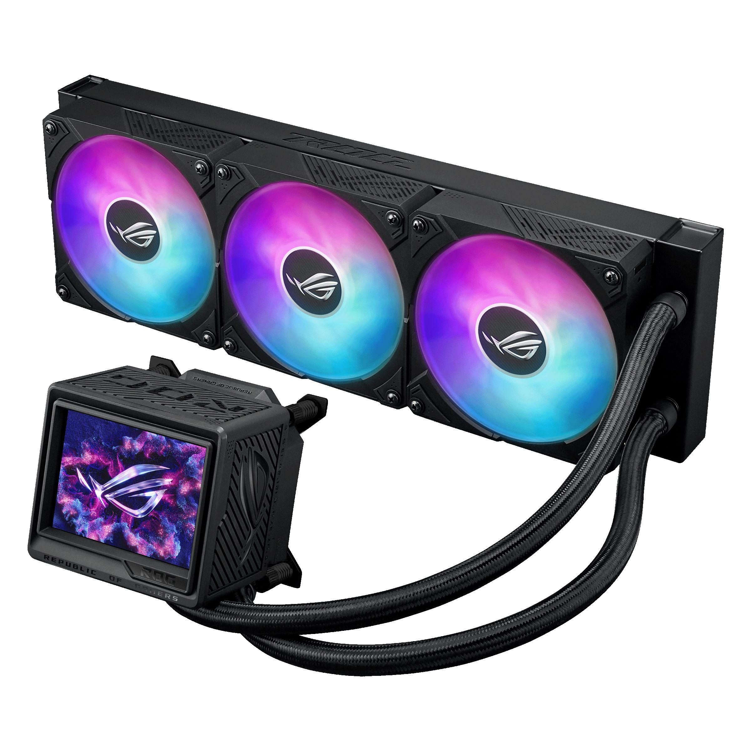Refrigerador Líquido All-in-One ASUS ROG Ryujin III 360 ARGB Extreme (120 mm - 3 ventoinhas - 2800 RPM - Preto), miniatura 4