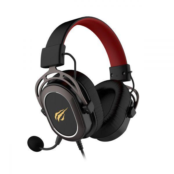 Headset Gaming HAVIT H2008D (Auscultadores - Com fios - Circumaural, fechado - Preto e Vermelho) — miniatura 3