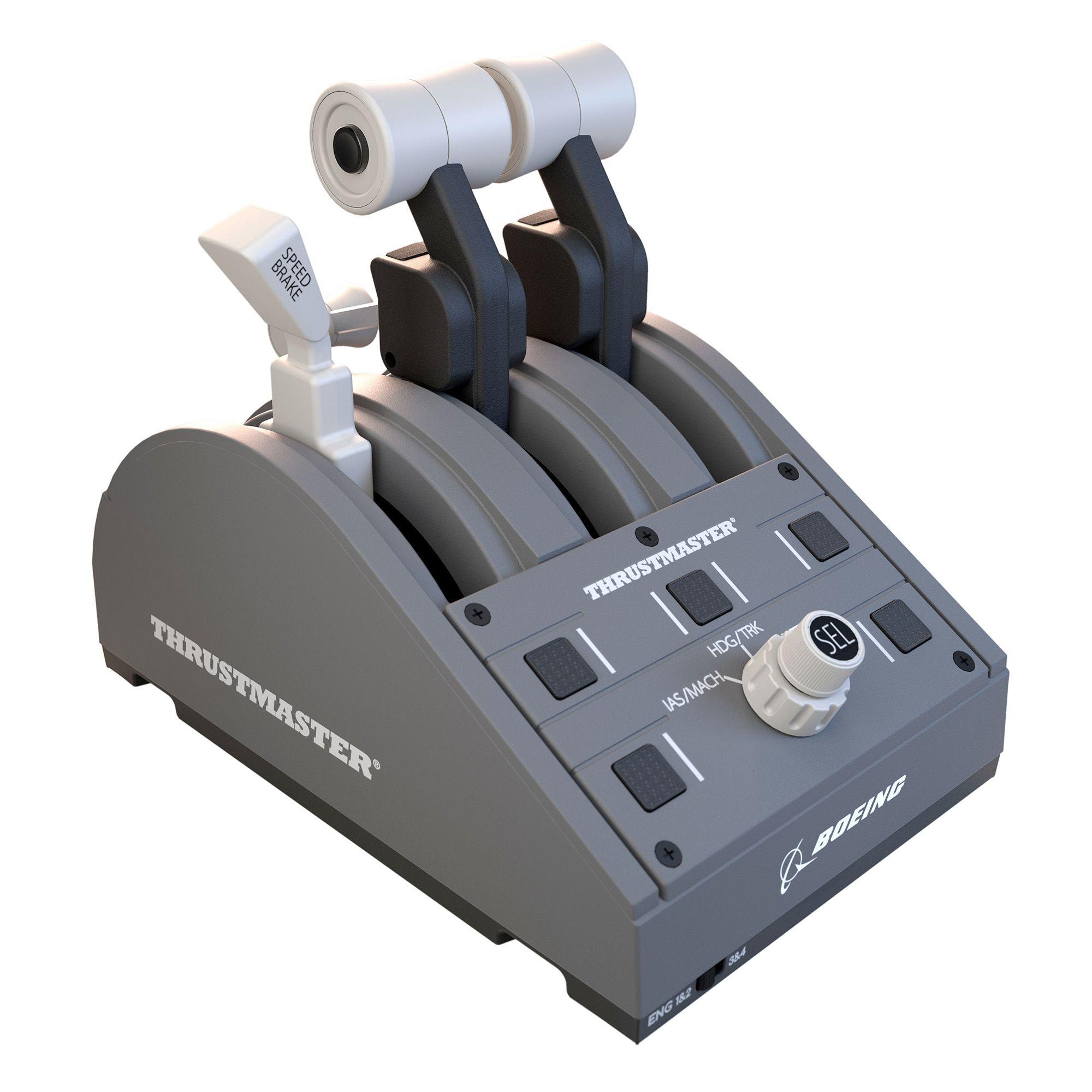 Quadrante de Potência THRUSTMASTER TCA Quadrant Boeing Edition (Xbox - USB - Com fios - Cinzento) — miniatura 2