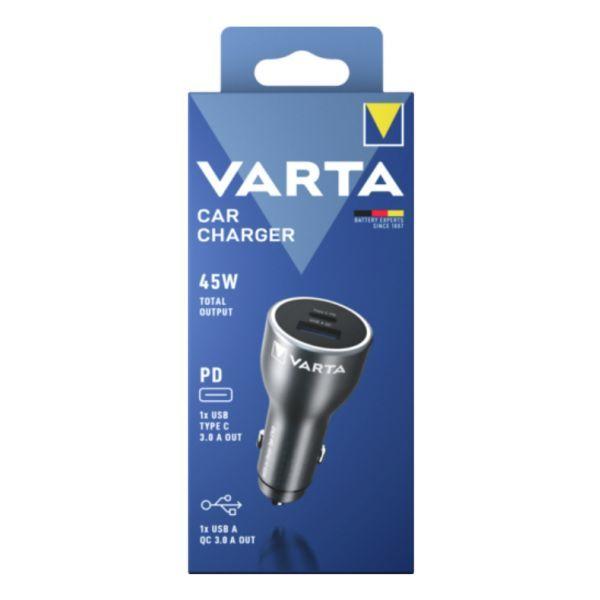 Carregador de Isqueiro VARTA 57933101111 (45 W - Quick Charge - Preto), miniatura 3