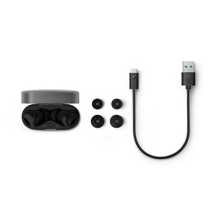 Auscultadores True Wireless PHILIPS TAT2000BK/00 (5 mW - USB Type-C - Preto) — miniatura 6