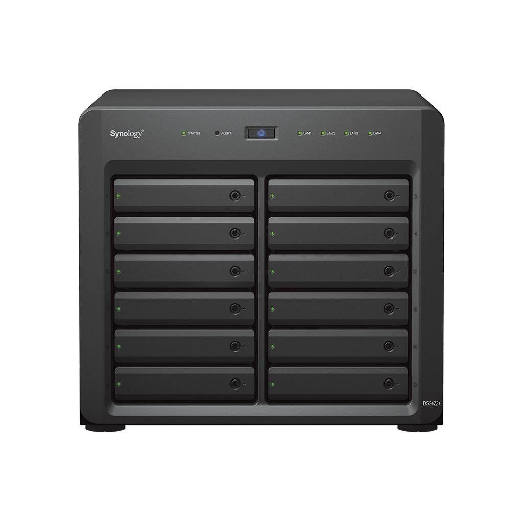 NAS SYNOLOGY DiskStation DS2422+ (4 GB - 12 baias - Preto) — miniatura 3